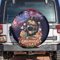 Groundhog Day Gentleman Spare Tire Cover Same Day Again - Wonder Print Shop