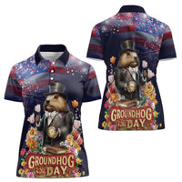 Groundhog Day Gentleman Women Polo Shirt Same Day Again - Wonder Print Shop