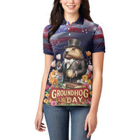Groundhog Day Gentleman Women Polo Shirt Same Day Again - Wonder Print Shop