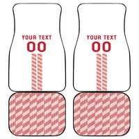 Custom Denmark Football Car Mats Danish Dynamite White Version