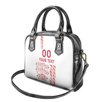Custom Denmark Football Shoulder Handbag Danish Dynamite White Version
