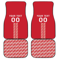Custom Denmark Football Car Mats Danish Dynamite Red Version