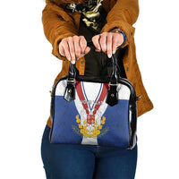 Personalized Serbia and Montenegro National Day Shoulder Handbag Coat Of Arms Flag Style Since1992
