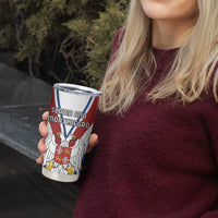 Personalized Serbia and Montenegro National Day Tumbler Cup Coat Of Arms Flag Style Since1992