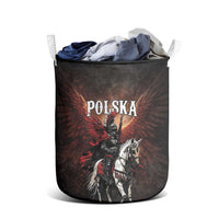 Polish Winged Hussars Laundry Basket Polska Legendary Cavalry Warrior