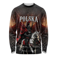 Polish Winged Hussars Long Sleeve Shirt Polska Legendary Cavalry Warrior