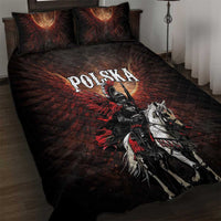 Polish Winged Hussars Quilt Bed Set Polska Legendary Cavalry Warrior