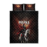 Polish Winged Hussars Quilt Bed Set Polska Legendary Cavalry Warrior