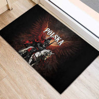 Polish Winged Hussars Rubber Doormat Polska Legendary Cavalry Warrior
