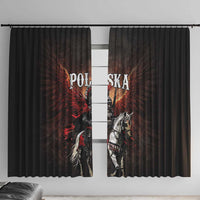 Polish Winged Hussars Window Curtain Polska Legendary Cavalry Warrior