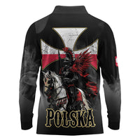 Polish Winged Hussars Long Sleeve Polo Shirt Husaria Poland Pride Knight Armor