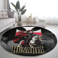 Polish Winged Hussars Round Carpet Husaria Poland Pride Knight Armor