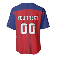 Custom Liechtenstein Football Baseball Jersey Come On The Blue-Reds