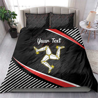 Personalized Isle of Man Bedding Set Quocunque Jeceris Stabit