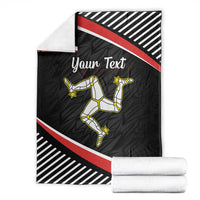 Personalized Isle of Man Blanket Quocunque Jeceris Stabit