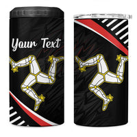 Personalized Isle of Man 4 in 1 Can Cooler Tumbler Quocunque Jeceris Stabit