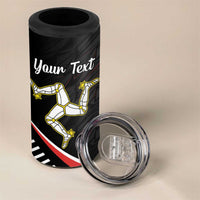 Personalized Isle of Man 4 in 1 Can Cooler Tumbler Quocunque Jeceris Stabit
