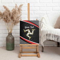 Personalized Isle of Man Canvas Wall Art Quocunque Jeceris Stabit