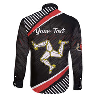 Personalized Isle of Man Family Matching Long Sleeve Bodycon Dress and Hawaiian Shirt Quocunque Jeceris Stabit