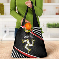 Personalized Isle of Man Grocery Bag Quocunque Jeceris Stabit
