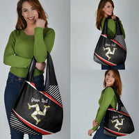 Personalized Isle of Man Grocery Bag Quocunque Jeceris Stabit