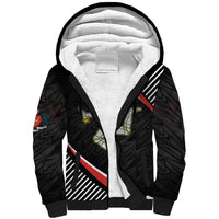 Personalized Isle of Man Sherpa Hoodie Quocunque Jeceris Stabit