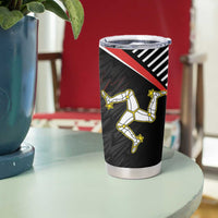 Personalized Isle of Man Tumbler Cup Quocunque Jeceris Stabit