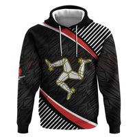 Personalized Isle of Man Zip Hoodie Quocunque Jeceris Stabit