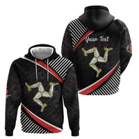 Personalized Isle of Man Zip Hoodie Quocunque Jeceris Stabit