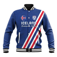 Custom Iceland Football Baseball Jacket Strakarnir Okkar Celtic Pattern
