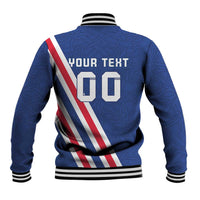 Custom Iceland Football Baseball Jacket Strakarnir Okkar Celtic Pattern