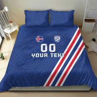 Custom Iceland Football Bedding Set Strakarnir Okkar Celtic Pattern