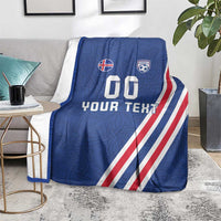 Custom Iceland Football Blanket Strakarnir Okkar Celtic Pattern