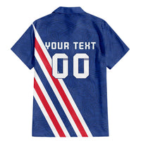 Custom Iceland Football Family Matching Mermaid Dress and Hawaiian Shirt Strakarnir Okkar Celtic Pattern