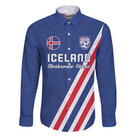 Custom Iceland Football Family Matching Off Shoulder Short Dress and Hawaiian Shirt Strakarnir Okkar Celtic Pattern