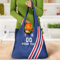 Custom Iceland Football Grocery Bag Strakarnir Okkar Celtic Pattern