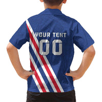 Custom Iceland Football Hawaiian Shirt Strakarnir Okkar Celtic Pattern