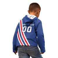 Custom Iceland Football Kid Hoodie Strakarnir Okkar Celtic Pattern