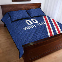 Custom Iceland Football Quilt Bed Set Strakarnir Okkar Celtic Pattern