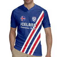 Custom Iceland Football Rugby Jersey Strakarnir Okkar Celtic Pattern