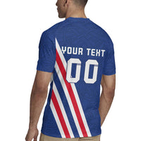 Custom Iceland Football Rugby Jersey Strakarnir Okkar Celtic Pattern