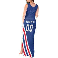 Custom Iceland Football Tank Maxi Dress Strakarnir Okkar Celtic Pattern
