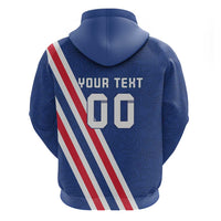 Custom Iceland Football Zip Hoodie Strakarnir Okkar Celtic Pattern
