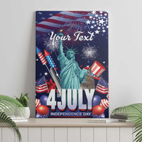 Personalized United States Independence Day Canvas Wall Art Statue of Liberty for 4th of July