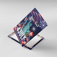 Personalized United States Independence Day Canvas Wall Art Statue of Liberty for 4th of July