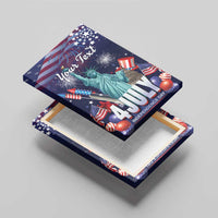 Personalized United States Independence Day Canvas Wall Art Statue of Liberty for 4th of July