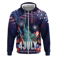 Personalized United States Independence Day Hoodie Statue of Liberty for 4th of July