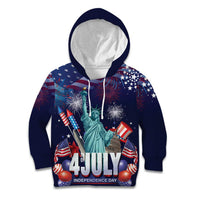 Personalized United States Independence Day Kid Hoodie Statue of Liberty for 4th of July