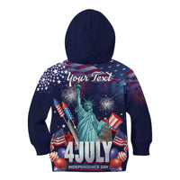 Personalized United States Independence Day Kid Hoodie Statue of Liberty for 4th of July
