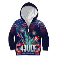 Personalized United States Independence Day Kid Hoodie Statue of Liberty for 4th of July